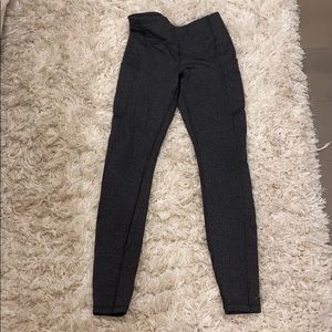 Align Lulu lemon leggings, charcoal grey, size 6